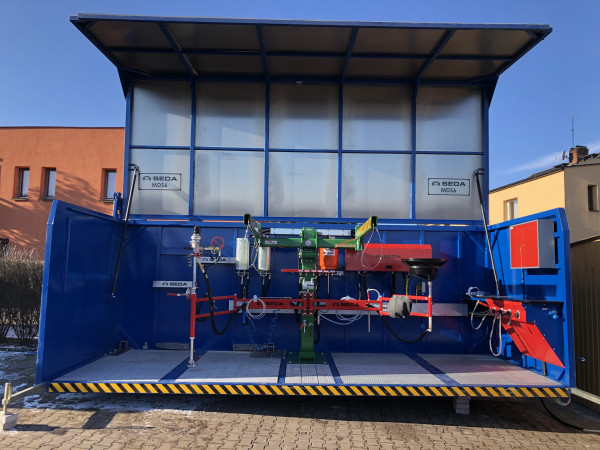 SEDA MDS6 Kompletní odsávací linka v kontejneru – Rokycany